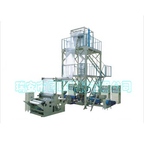 SJ-45*3/FM1000 SJ-50*3/FM1200 SJ-55*3/FM1500三層共擠旋轉(zhuǎn)機(jī)頭吹膜復(fù)合機(jī)組