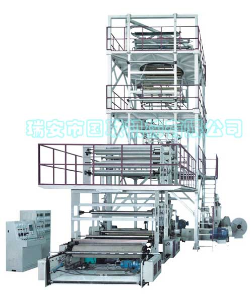 SJ-GS系列三至五層共擠薄膜吹塑機(jī)組(膜泡內(nèi)冷型)